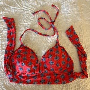 Reyn Spooner banded halter bikini top - Size XL
